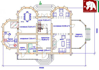 Проект 3-97, 256 кв.м., 10,8*19,5