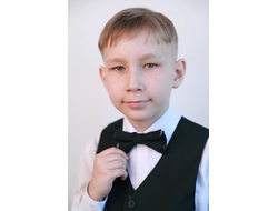 Галстук-бант для девочки "Азбука"