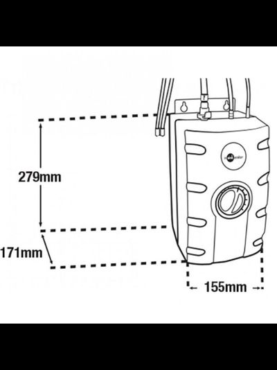 Комбинированная система 4в1 Aquahot ISE F-H4N1-BC-1-L (нержавеющая сталь)
