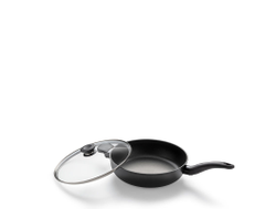 iCook Сковорода с антипригарным покрытием со стеклянной крышкой, 28 см