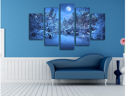 Модульная картина "Рождественская ночь"