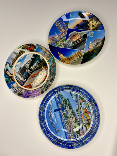 Тарелка ЕКАТЕРИНБУРГ, разные размеры и виды