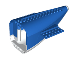 Aircraft Fuselage Aft Section Curved with White Base, Blue (54701c06 / 6148314)