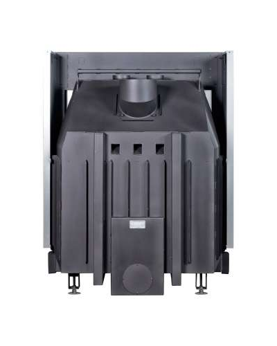 Каминная топка Вега  1200 Р/РВ белый/черный шамот принтинг подовое горение, Экокамин (Россия)