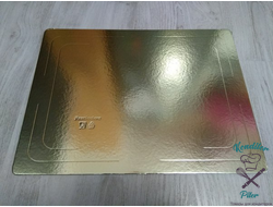 Подложка усиленная золото/жемчуг 400*600 мм (3,2 мм)