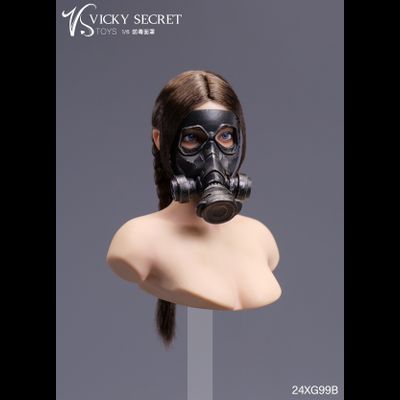 Женский противогаз (газовая маска) - 1/6 Gas Mask (24XG99B) - VSTOYS