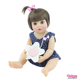 Кукла реборн — девочка  "Кира" 55 см