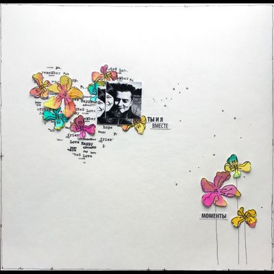 ФП штамп &quot;Фон - английские надписи&quot;