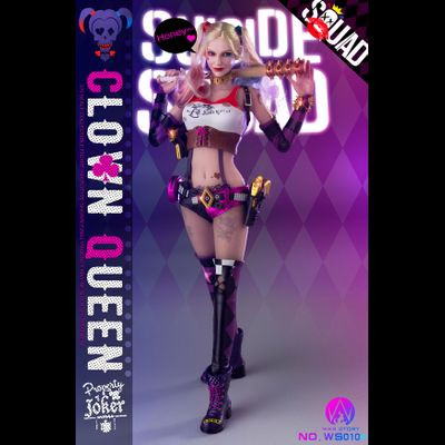 Харли Квинн (делюкс версия) - Коллекционная ФИГУРКА 1/6 Clown Queen deluxe edition (WS010-B) - War Story