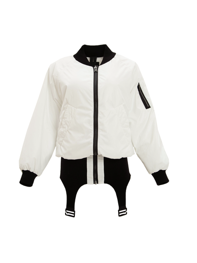 Бомбер Reverse Белый