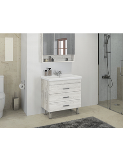 Комплект напольной мебели для ванной комнаты Никосия-80Н