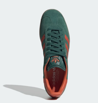 Adidas Gazelle Indoor Green (Зеленые) Арт 2 сверху
