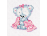 Мишка-малышка C219, РТО  (набор для вышивания нитками) vkn