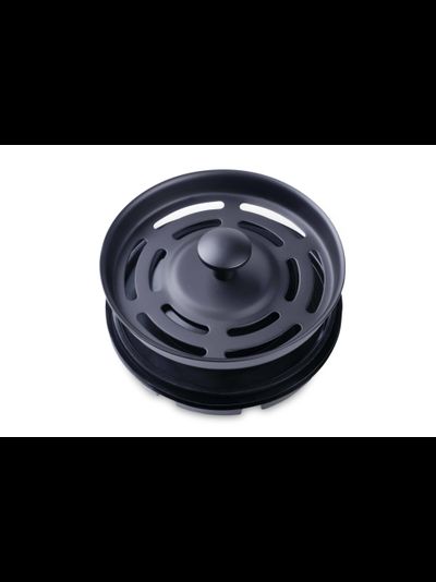 Фланец + стоппер + кнопка BoneCrusher, в цвете "матовый черный" для BC910/910 Slim/BC810/ ВС610