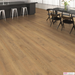 Ламинат Haro Дуб Флавия Натур 544796 в интерьере гостиной