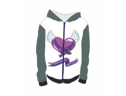 Толстовка 3D с полной запечаткой #1 на День влюблённых, 14 февраля