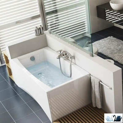 Ванна акриловая Cersanit Virgo, прямоугольной формы с увеличенным объемом