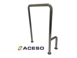 Поручень стационарный П-образный, нержавеющая  полированная  сталь 850 х 750 мм Левое или правое исп