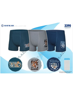 Трусы боксеры для мальчиков Baykar - 3390