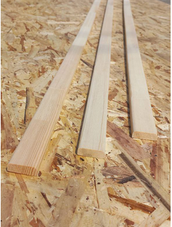 Планка притворная срощенная 33мм*11мм*2,3м