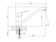 443383 Смеситель для кухни ZOLLEN LEIPZIG (арт.LE73610422)нижн. излив 220мм, карт. 35мм