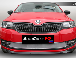 Premium защита радиатора для Skoda Rapid (2017-2020)