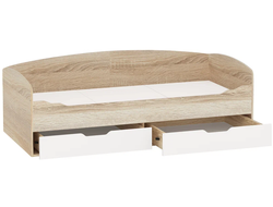 Кровать Стелс 90*200 см, белый, сонома