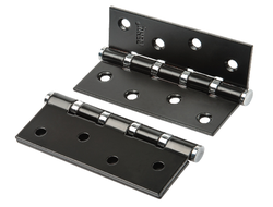 Петли дверные Ренц 4BB B-CP черная с хромом