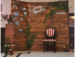 Ширма из дерева для фото