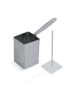 Форма для выкладки с ручкой, квадрат 4*4 см, h 8 см