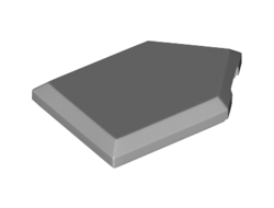 Tile, Modified 2 x 3 Pentagonal, Light Bluish Gray (22385 / 6138695 / 6245254)