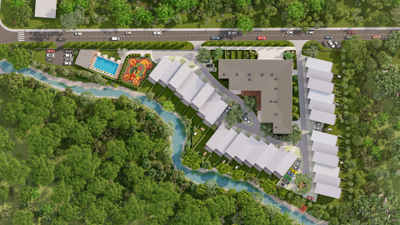 ЖК премиум-класса в одном из самых перспективных пригородов Батуми - Чакви. В продаже квартиры в 6-и этажном доме и 2-х, 3-х этажные таунхаусы