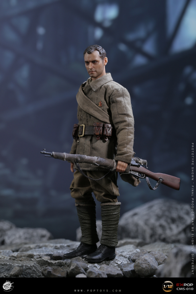 Снайпер Василий Зайцев (Джуд Лоу, "Враг у ворот") - КОЛЛЕКЦИОННАЯ ФИГУРКА 1/12 Soviet Sniper Vassili (CMS010) - POPTOYS