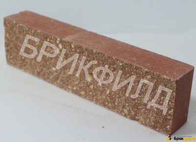 Облицовочная плитка "Шуба". Розовый. Кирпичный завод Брик Филд