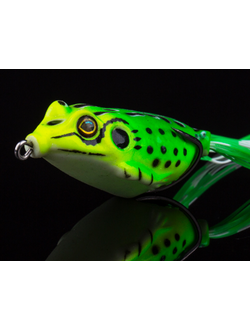 Воблер ThunderFrog Fishing (лягушка) 6гр, 5,5см, желтая голова, зеленое тело