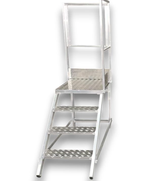 Лестница-подмости ЛП с проходом влево