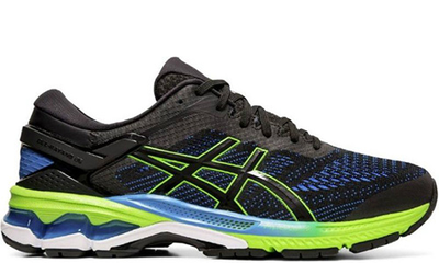 Asics Gel Kayano 26 Черные с зеленым