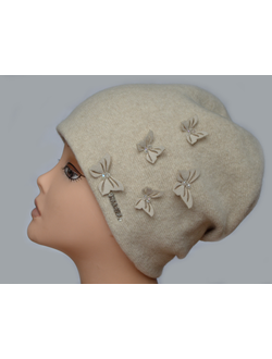 Женская шапка с бабочками Польша Камея фото
