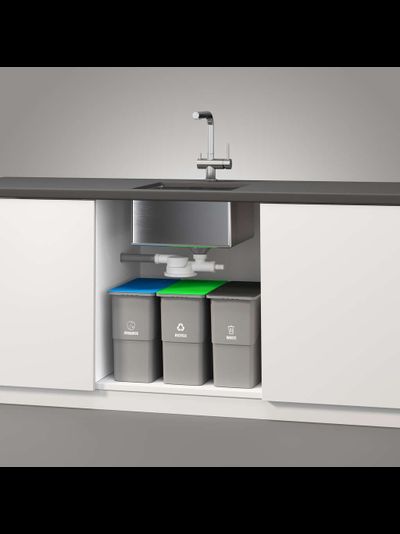 Компактный сифон с гидрозатвором S-01