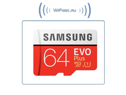Карта памяти microSDXC UHS-I U1 SAMSUNG EVO PLUS 64 ГБ, Class 10, MB-MC64HA/RU + адаптер (100/20)