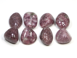 Лепидолит, галтовка в ассортименте, Бразилия (18-23 мм, 4-6 г) №22732
