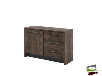 Тумба с дверью и 3 ящиками Т-12-01 1494*520*970 (Ш*Г*В)