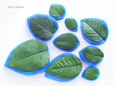 "Лист розы " силиконовый молд (вайнер)