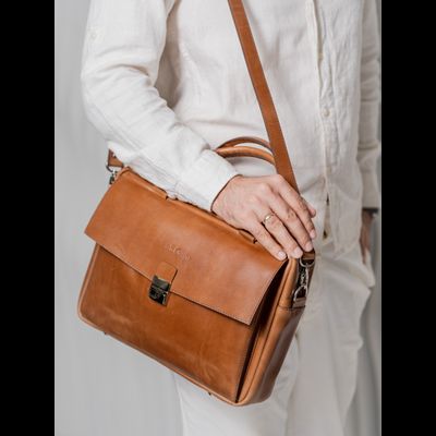 Сумка для ноутбука Terrazzo cognac (арт. 1031-03)