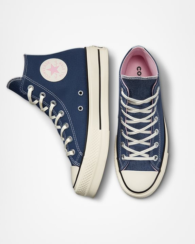 Converse Chuck Taylor All Star Lift Denim Fashion Navy