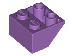 Slope, Inverted 45 2 x 2 with Flat Bottom Pin, Medium Lavender (3660 / 6223452)