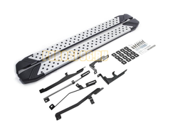 Пороги на Hyundai Grand Santa Fe (2013-…) Bmw-style V2