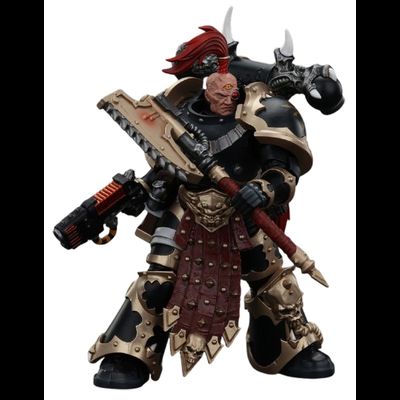 Избранный Черного Легиона (Warhammer 40k) - КОЛЛЕКЦИОННАЯ ФИГУРКА 1/18 Black Legion Chosen with Plasma Pistol and Power Axe (JT00959) - JOYTOY