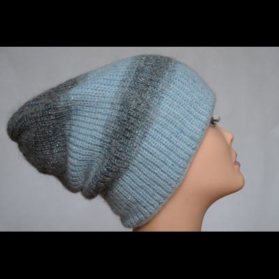 Итальянская шапка бини голубая Vizio Италия 6151
