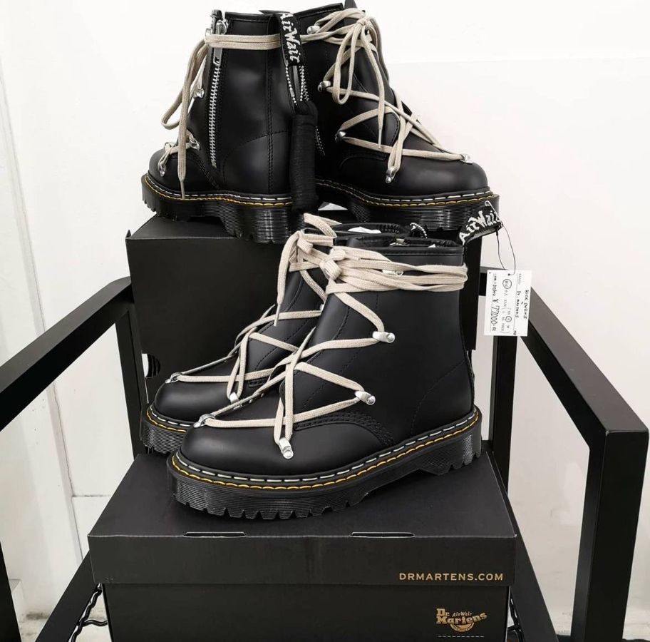 Dr. Martens 1460 Bex Leather x Rick Owens Black